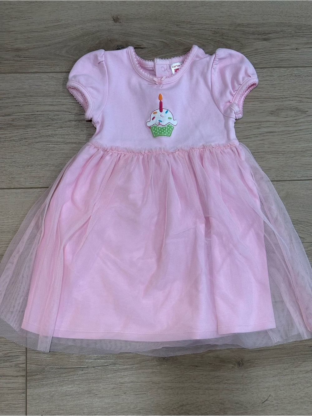 Carter's Light Pink Cupcake Tulle Dress